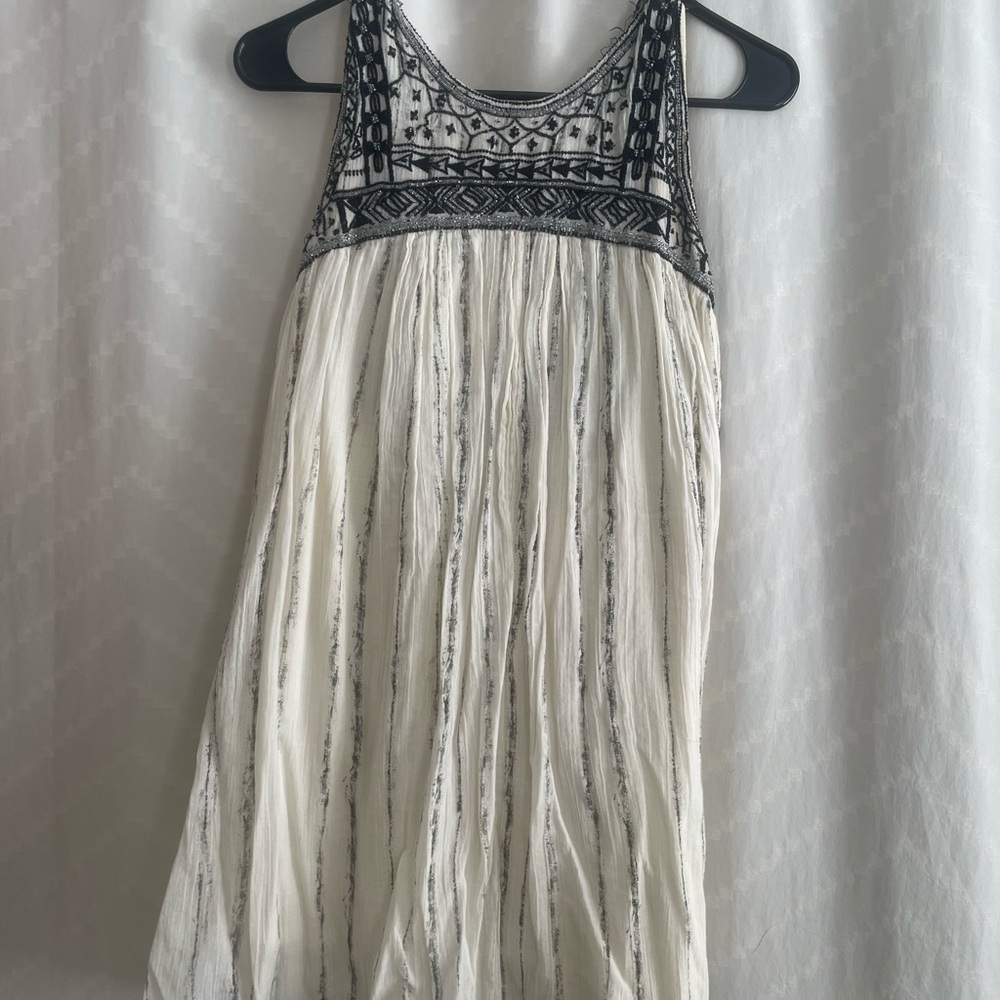 Free People Twilight Beaded Mini Dress